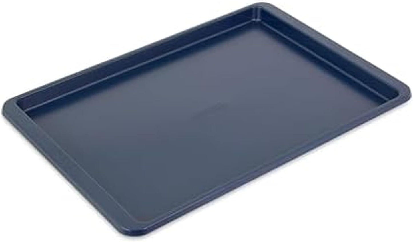 KitchenAid Nonstick Baking Sheet - 13x18in Aluminized Steel in Ink Blue for Perfect Baking