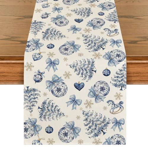 Artoid Mode Pine Trees Xmas Balls Bowknot Snowflakes 210 GSM