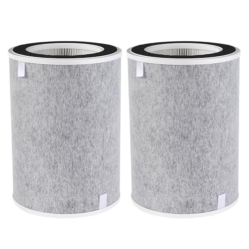 2-Pack HE2FKPET Air Purifier Filter for Shark Sense IQ Max HP201 HP202 HP232