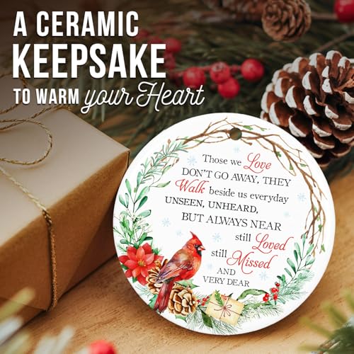 ZAGKOO Cardinal Christmas Ornament - Memorial