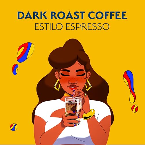 Coffee Pods - Café Bustelo Espresso Dark Roast 10-Count Pack of 6 - Compatible with Keurig