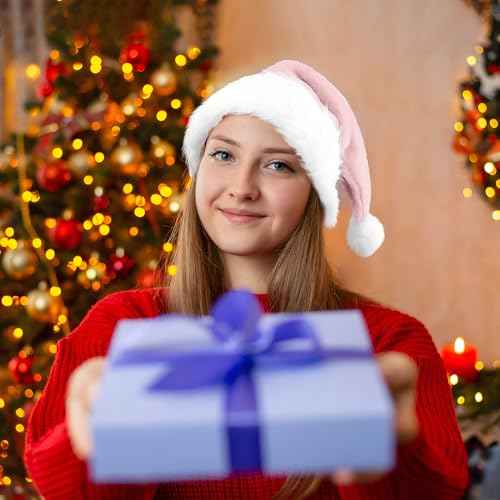 GlyinnHe Christmas Santa Hats for Adults Christmas New Year Party Decorations and Supplies