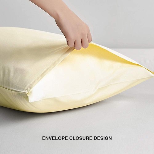 FLXXIE Body Pillow Cover - Super Soft Microfiber 20x54 Pillowcase | Envelope Closure, Stain Resistant, Ivory