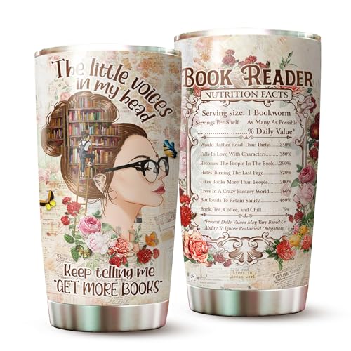 Book Lover Tumbler - Librarian Mug for Women - Book Tumbler 4