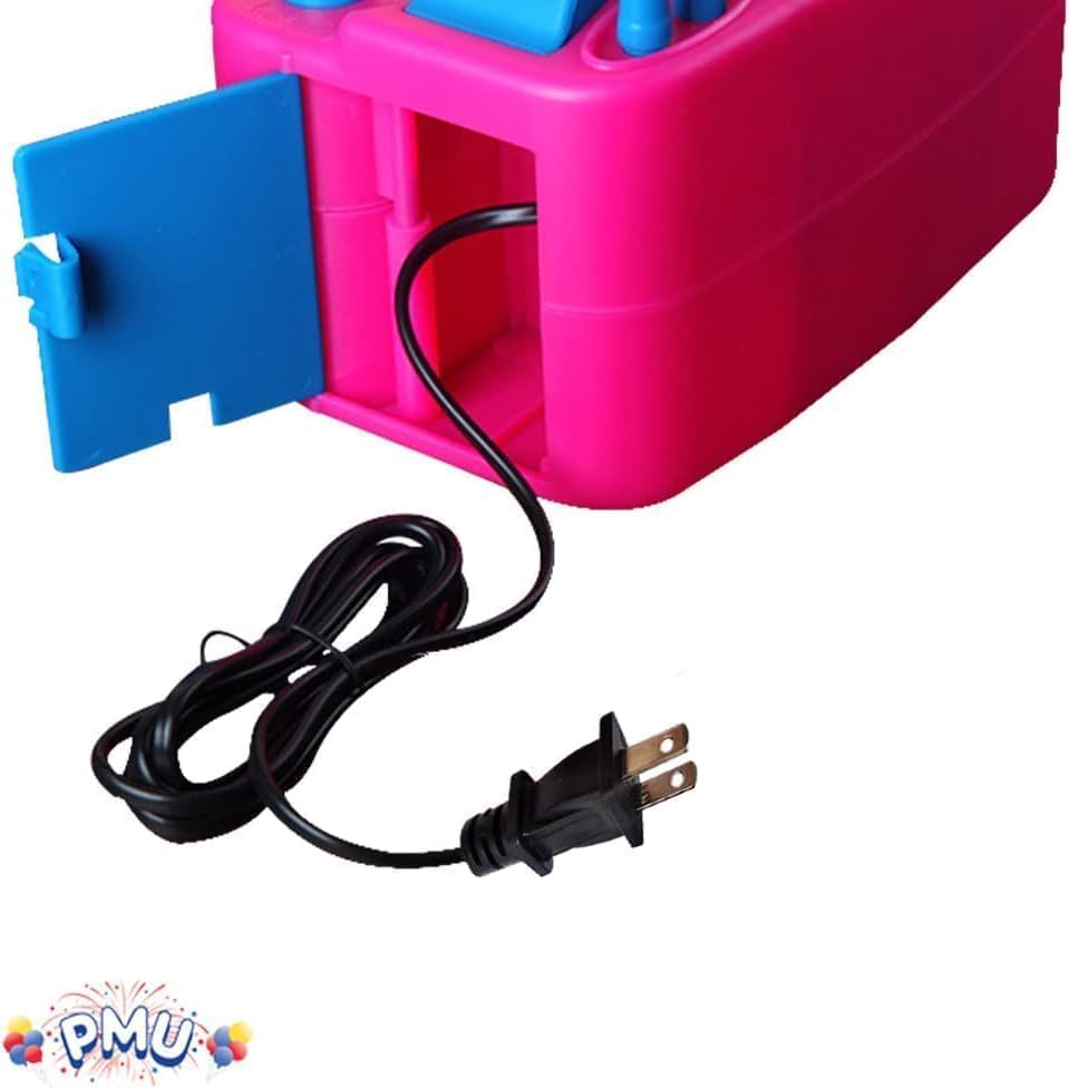 PMU High-Speed Dual Electric Balloon Air Inflator Pump - 120 Volt | Efficient & Powerful (1/pkg)