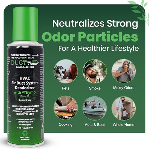 Natural Thyme Air Freshener for HVAC, Cars & Home - Concentrated 1 Pack