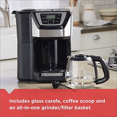 12-Cup Programmable Coffee Maker with Built-In Grinder - Variation of This Listing