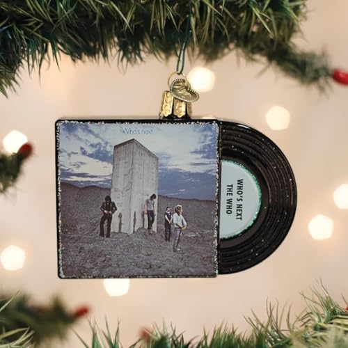 Who's Next Album Cover Glass Ornament by Old World Christmas – The Who Music Keepsake