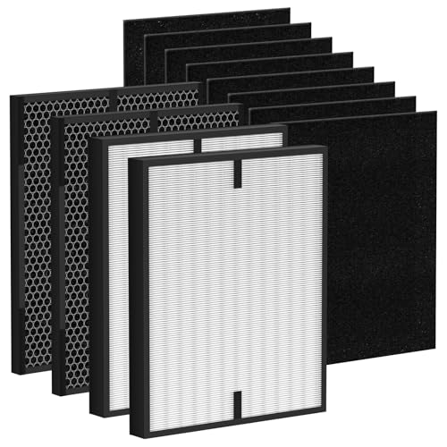12 Pack Air Purifier Replacement Filters for Air Doctor 3000 Series - Post, Carbon & Pre-Filters