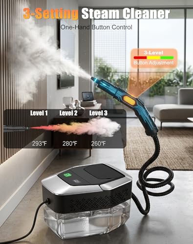 Kofomo 293°F High-Pressure Handheld Steam Cleaner - Classic Gray