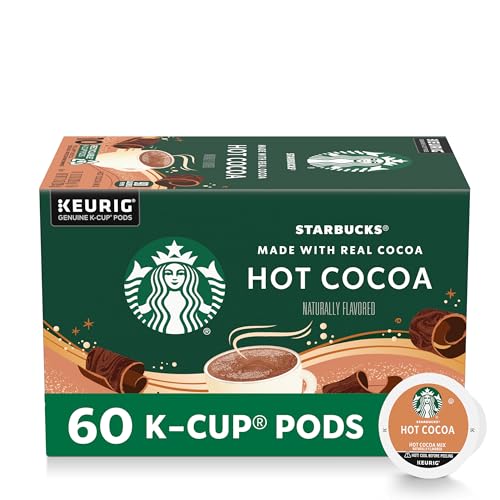 Starbucks Flavored Hot Cocoa Pods for Keurig - 60 Count