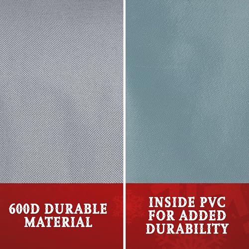 Gray Premium Christmas Light Storage Bag with Reels & Handles - Heavy Duty 600D
