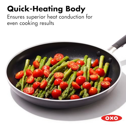 12-Inch Non-Stick Ceramic Frying Pan with Lid - Oven & Dishwasher Safe