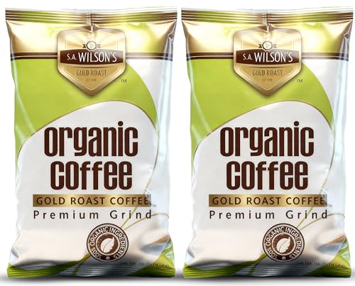 S.A. Wilson's Organic Coffee Enema Powder 1Lb Pack of 2 - Detox & Liver Cleanse
