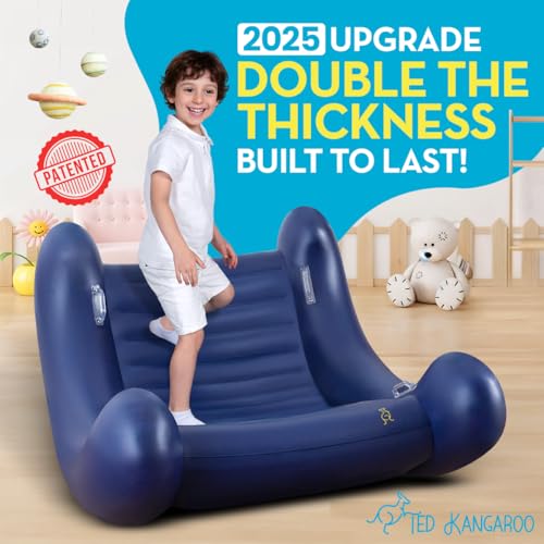 TED KANGAROO CloudBounce Ultra Kids Sensory Rocking Chair | Inflatable, Durable & Portable