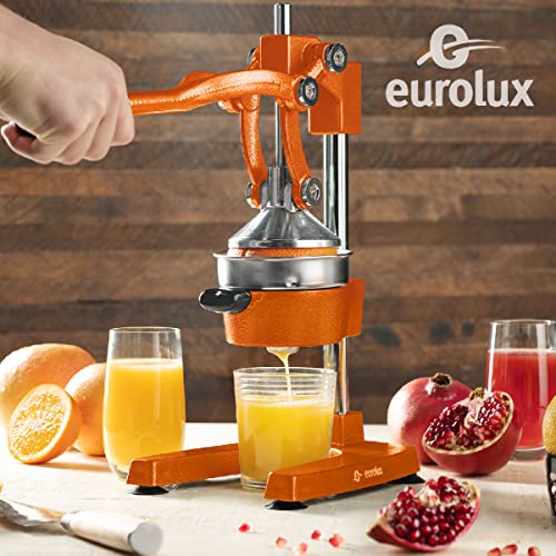 Eurolux Ultra-Premium Cast Iron Juicer | Extra-Large, Heavy Duty,
