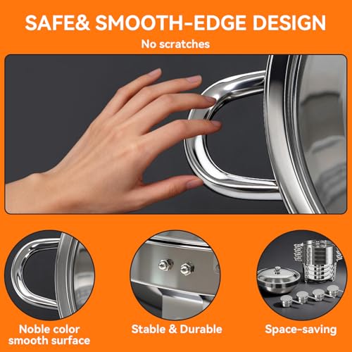 Silver 4-Pack Buffet Chafing Dishes 6QT Stainless Steel Food Warmer Set