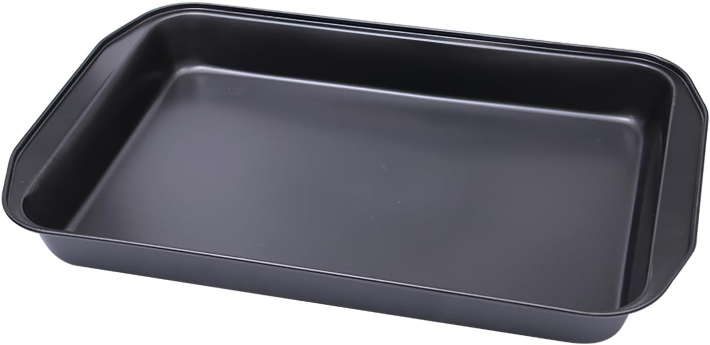 Skiennix Large Rectangular Baking Pan - Non-Stick Carbon Steel Cake Mold | 17 Inches