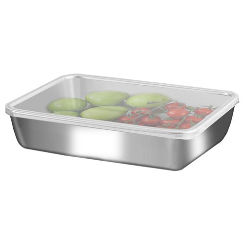 GIUOIDUO Stainless Steel Lunch Box 6-Pack,Stackable Snack Storage Boxes, Lid Food Container, Reusable Food Storage Container for Travel and Work, Dishwasher Safe, Freezer Safe