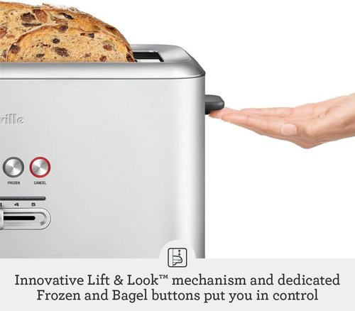 Breville BTA730XL 4-Slice Toaster - Bit More Functionality in Brushed Stainless Steel
