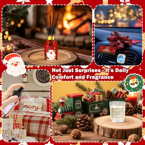 SCENTORINI 12 Days Christmas Advent Calendar Holiday Fragrance & Self-Care Gifts Set