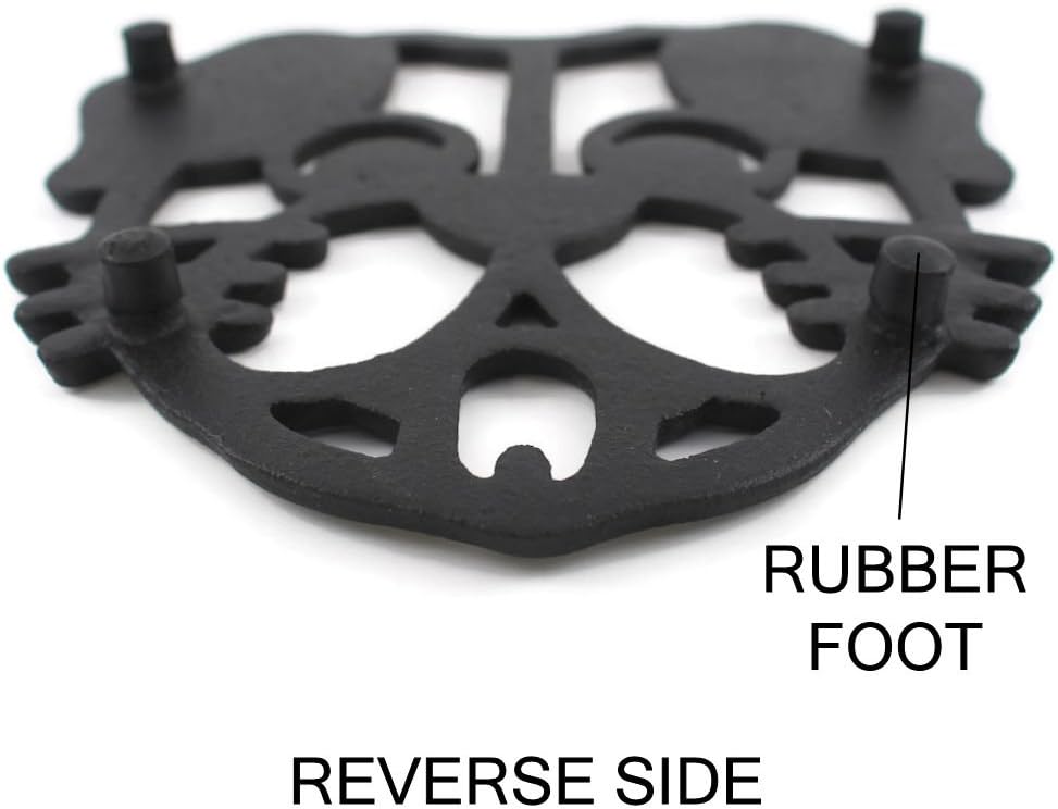 Dog Cast Iron Trivet for Hot Pots - Perfect Dog Lover Gift & Kitchen Decor, 7x6.5 Inches