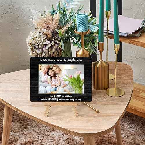 Inspirational & Motivational Picture Frames - The Best Things In Life Photo Frame, Christmas & Birthday Gifts, Tabletop Easel (A16)