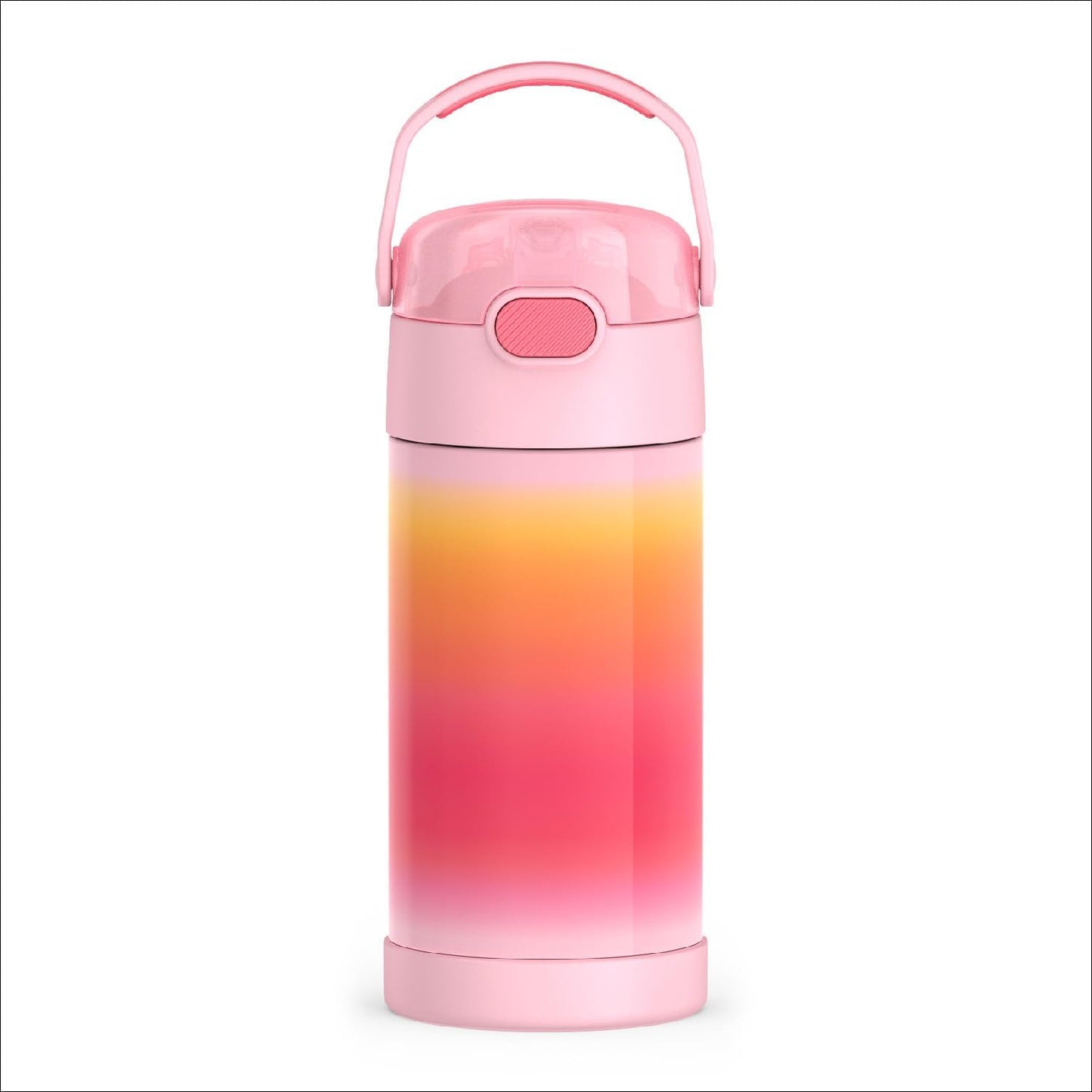 THERMOS FUNTAINER Water Bottle - 12 Ounce Kids Stainless Steel Vacuum Insulated - Pink Ombre