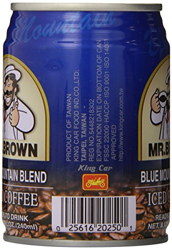 Instant Coffee Pack of 24 - Blue Mountain Flavored Mr. Brown Iced Coffee