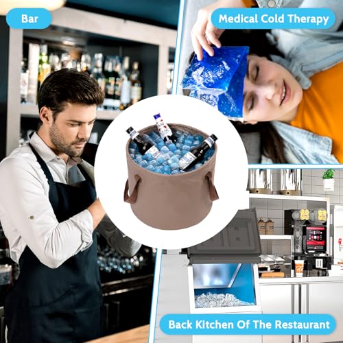 Blue Reusable Ice Cubes 720 Pack for Cold Therapy & Beverage Cooling