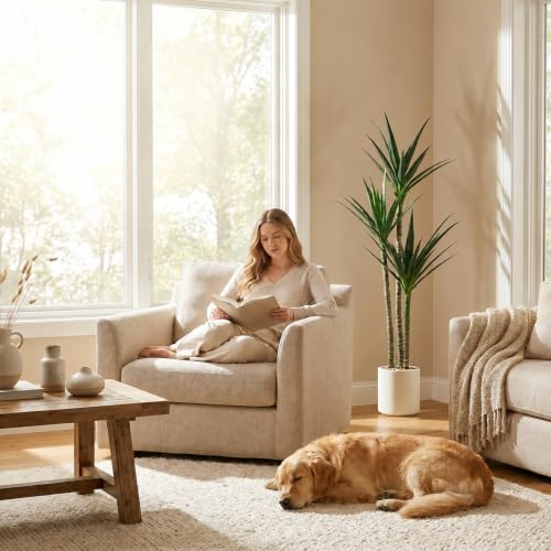 5ft Artificial Tropical Agave Plant – UV Resistant Fake Tree for Indoor Outdoor Decor