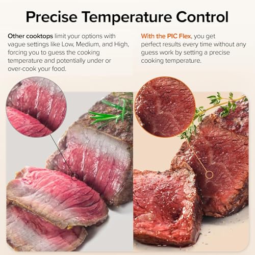 Nuwave Induction Cooktop 10.25-Inch Shatter-Resistant Ceramic Glass with Precise Temperature Control
