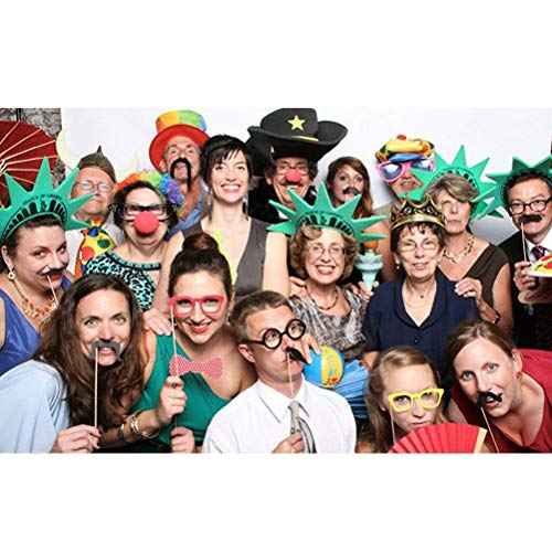 BinaryABC Thanksgiving Happy Fall Yall Photo Booth Props,Thanksgiving Party Decorations,Harvest Party Decoration 26Pcs