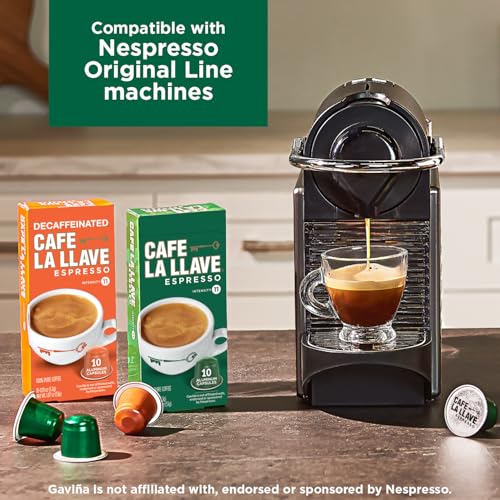 Espresso Coffee Pods - Dark Roast Latin Style, 80 Count - Compatible with Nespresso Original