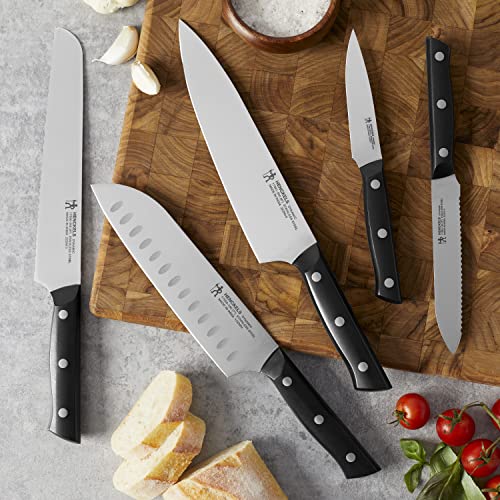 Henckels Dynamic 5-Piece Kitchen Knife Set with Chef, Bread, Utility, Paring & Santoku