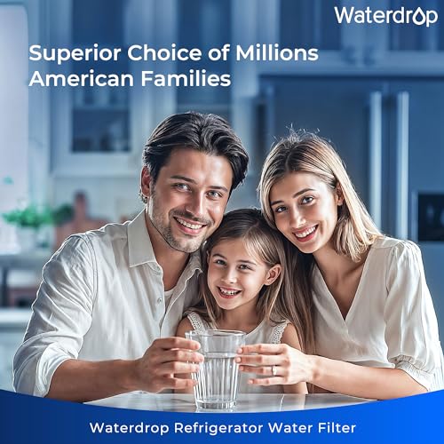 Waterdrop Plus UKF8001 NSF 401 Certified Refrigerator Water Filter 3 Pack