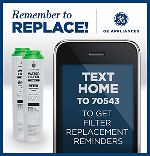 GE Under Sink Water Filter Replacement Set - Dual Flow, 2 Filters, Reduces Sediment & Impurities, Fits GXK255TBN, Pack of 2