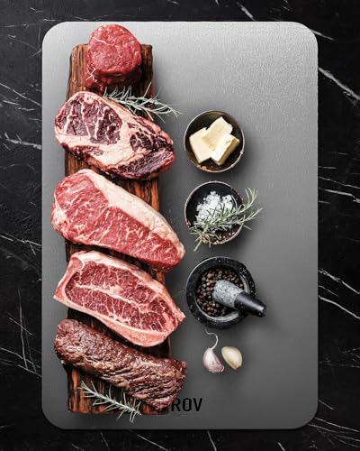 Sirov 3-Piece Titanium Cutting Board Set - 8”, 11.6”, 15” Non-Toxic, Dishwasher Safe Kitchen Chopping Boards