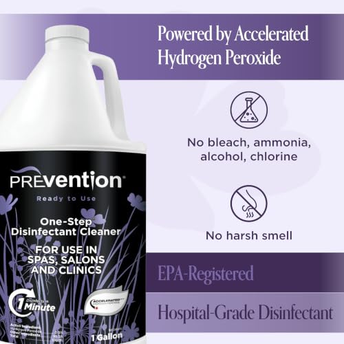 Prevention 1 Gallon Ready-To-Use Disinfectant Cleaner for Salons & Clinics