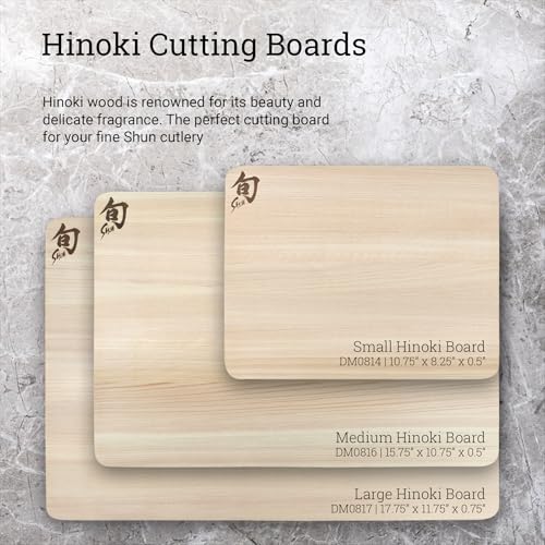 Shun Small Hinoki Cutting Board - 10.8" x 8.3" Japanese Cypress