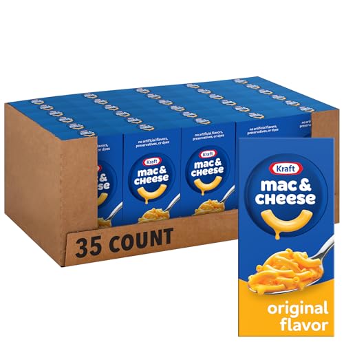 Kraft Mac and Cheese Dinner Pack of 35 - Original Flavor, 7.25 oz