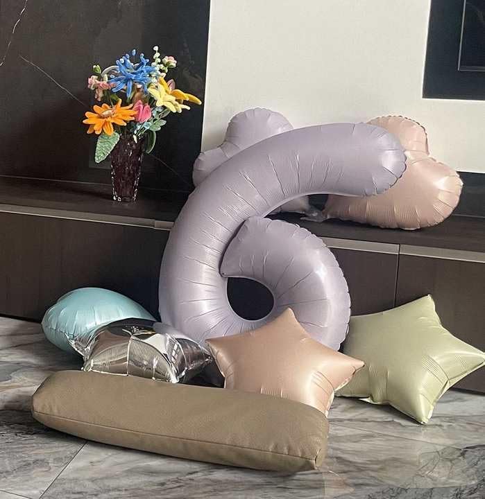 Lilac Number 5 Balloon - 40 Inch Giant Foil Balloon for 5th Birthday Party Decorations