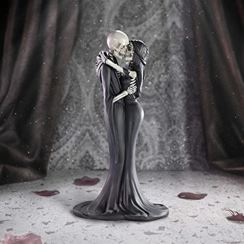 Nemesis Now Eternal Kiss Skeleton Figurine 24cm Black & White Gothic Wedding Gift