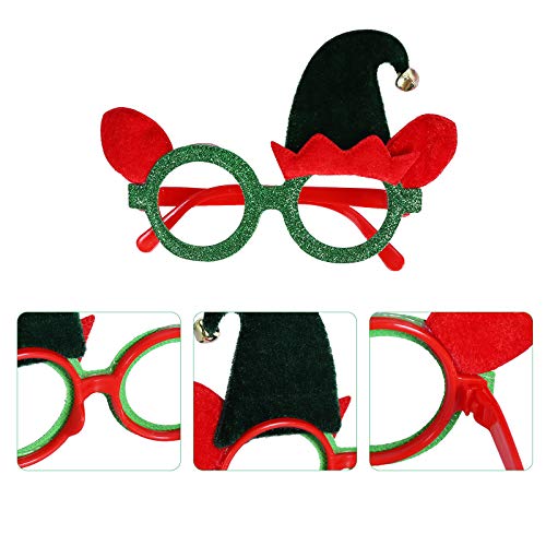 Max Fun 24-Pack Christmas Glitter Glasses Frames party favors 24 designs