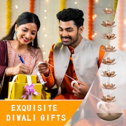 Classic Style Metal Hanging Urli Bowl Set for Diwali & Festive Decor