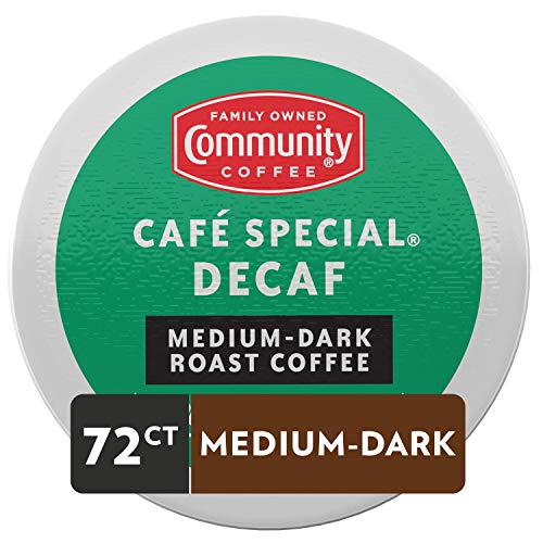 Café Special Decaf Coffee Pods - Medium Dark Roast, 72 Count, Compatible with Keurig 2.0