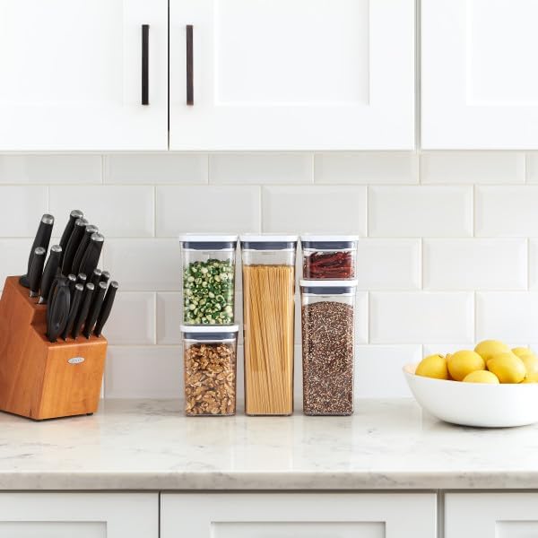 OXO Good Grips 5-Piece POP Container Set - Airtight Food Storage Solution | Clear Design