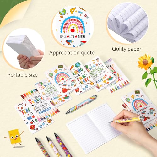Teacher Appreciation Gifts Bulk Set with Tumblers, Notebooks & Accessories - Funnymoom Teacher Thanks