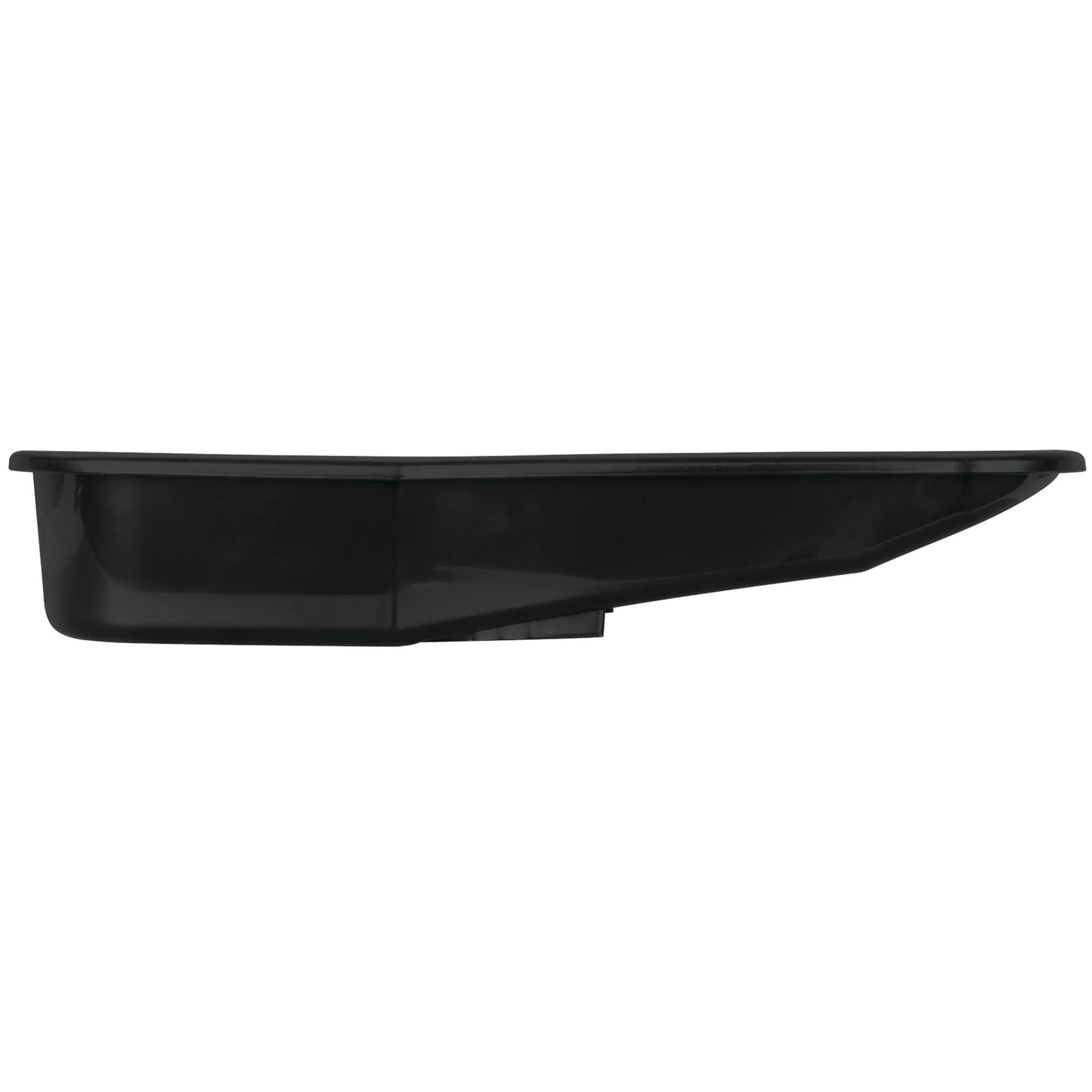 Performance Tool W4073 Heavy Duty 2.8 Quart Oil Drain Pan with Splash Guard and Tapered Spout for Lawn Equipment and Motorcycles