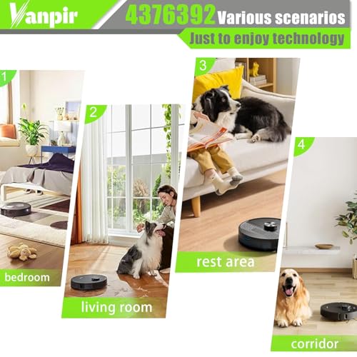 VANPIR Replacement Lithium-ion Battery for Roomba 500-900 Series 5200mAh 14.4V